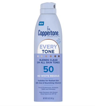 Coppertone® Every Tone Sunscreen Spray, 5 oz