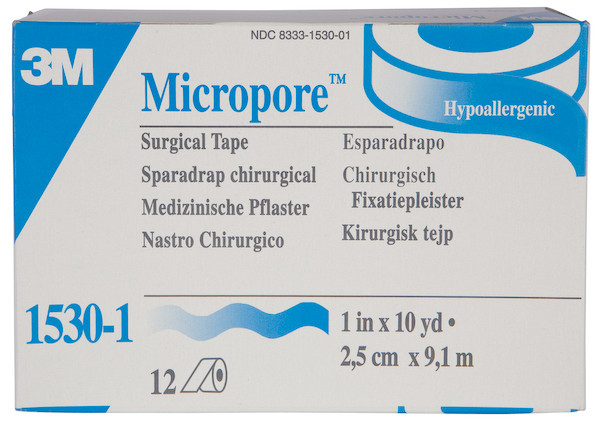 3M Micropore hypoallergenic paper tape