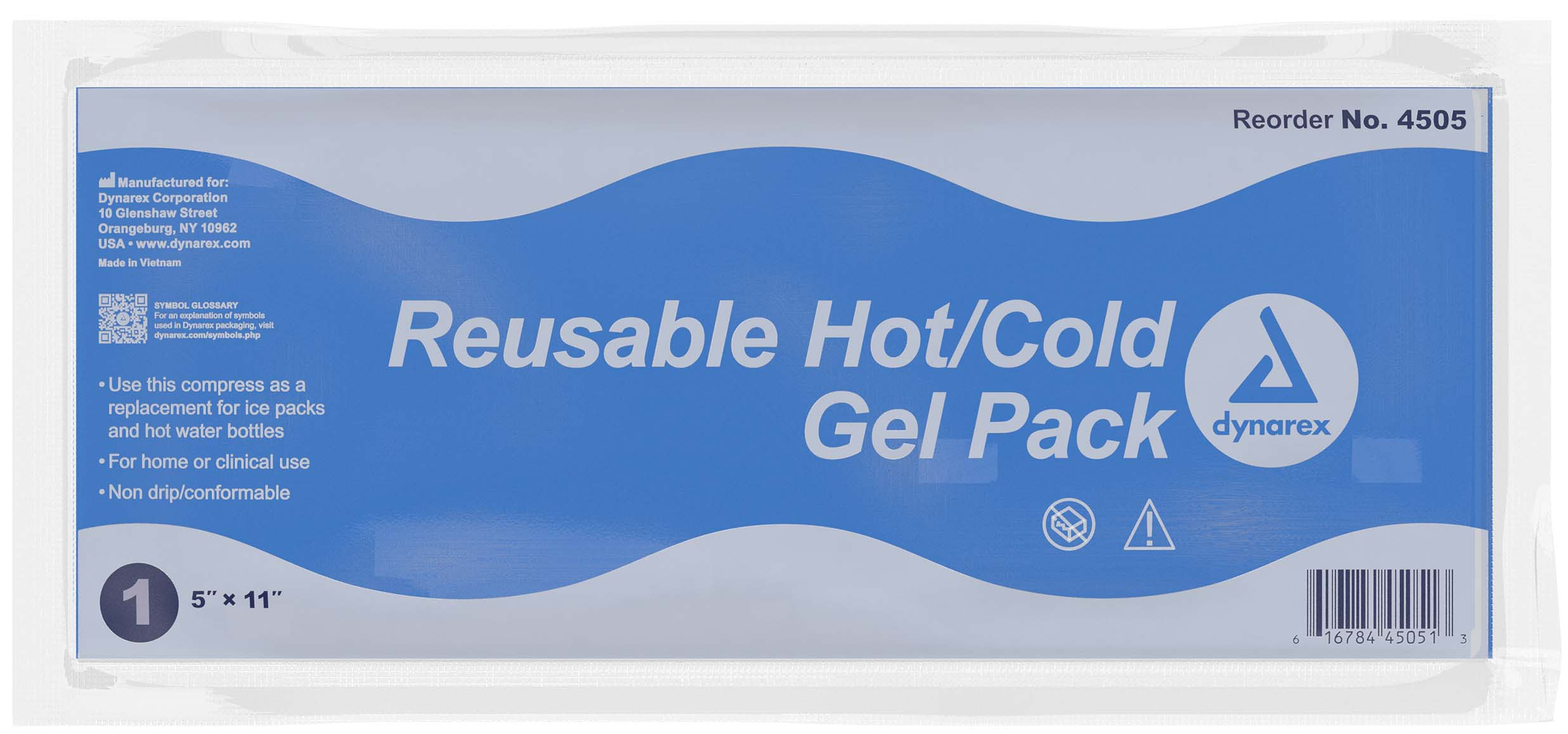 MacGill  Economy Reusable Hot & Cold Gel Packs, 5 X 11, 24/Case