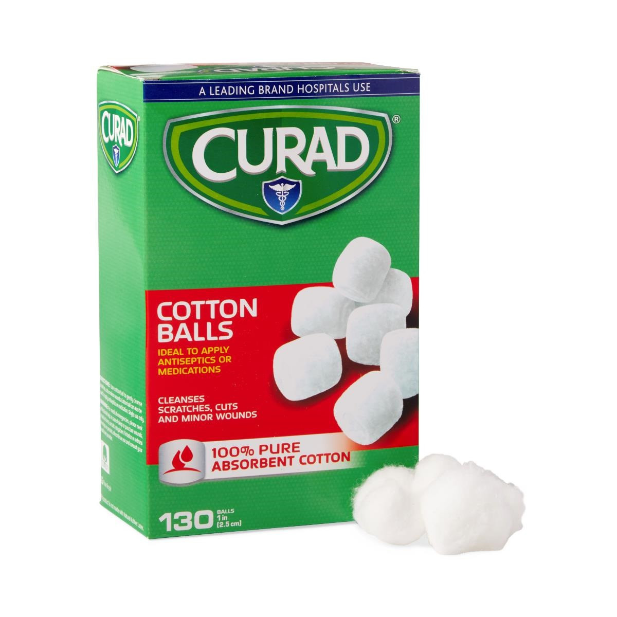 .com: U.S. Cotton First Aid or Baby Sterile 100% Cotton Balls, 130  Count Box : Health & Household