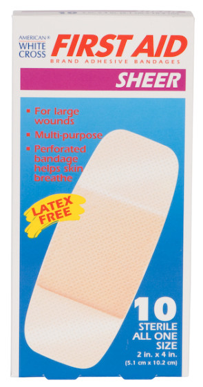 Truly Ouchless! Silicone Extra Large Bandages, 1.625 x 4, 8 count